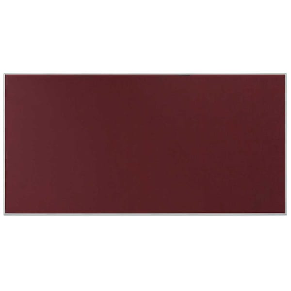 Corkboard, Fabric, Blk/Burg, 2 Door, 60x36"